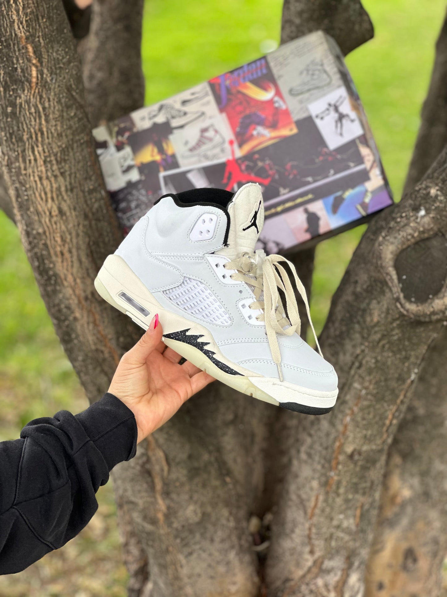 Air Jordan Retro 5 Sail