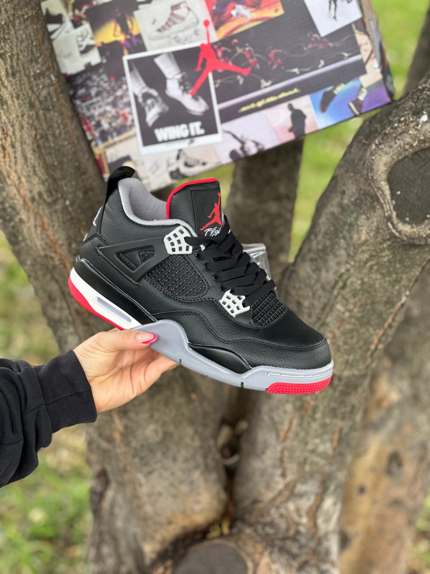 Jordan Retro 4 Bred Reimagined