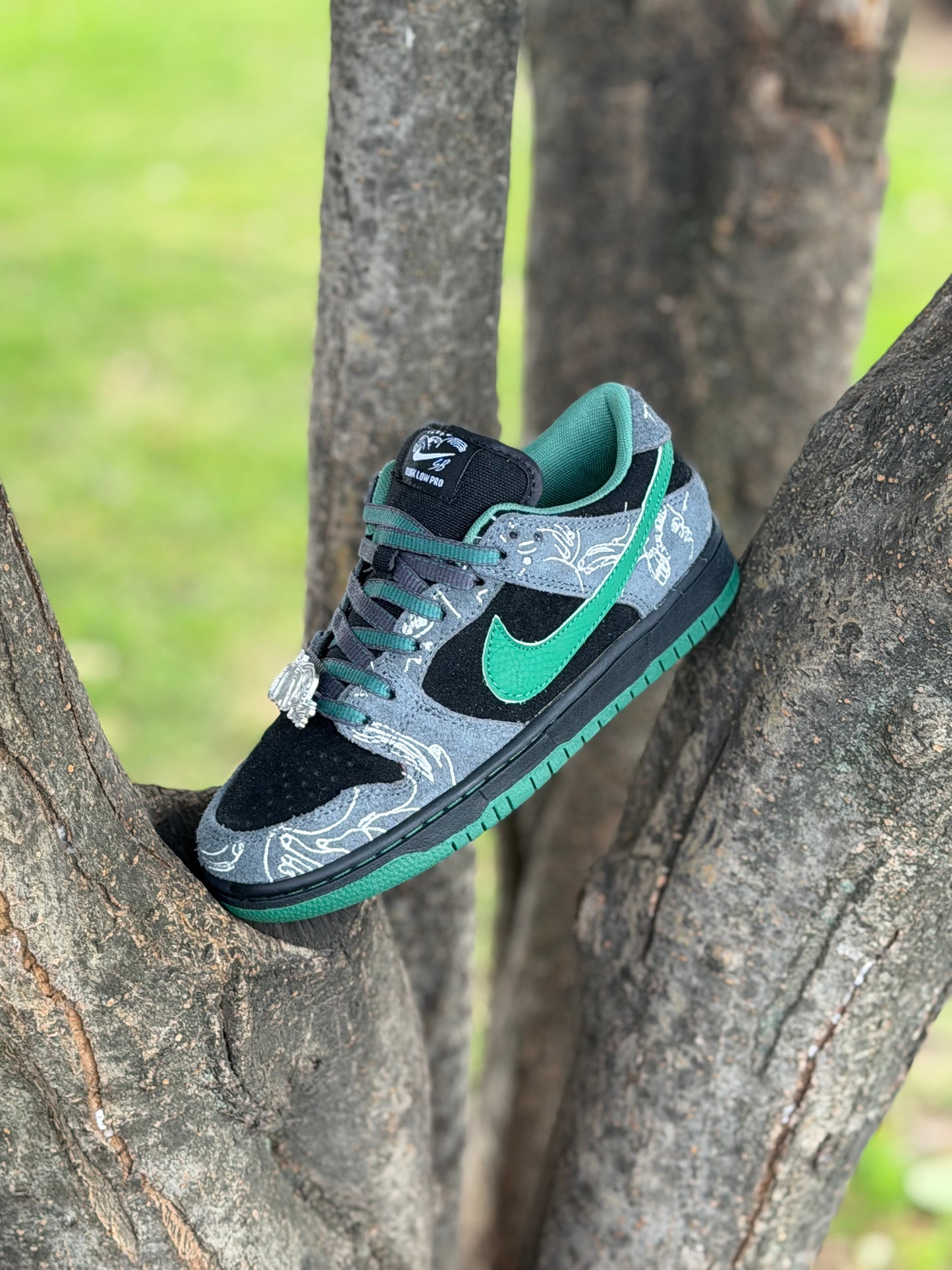 Nike Sb Dunk Low There Skateboards Green