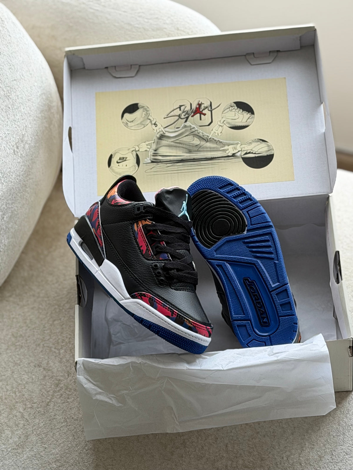 Air Jordan Retro 3 Spring Flowers