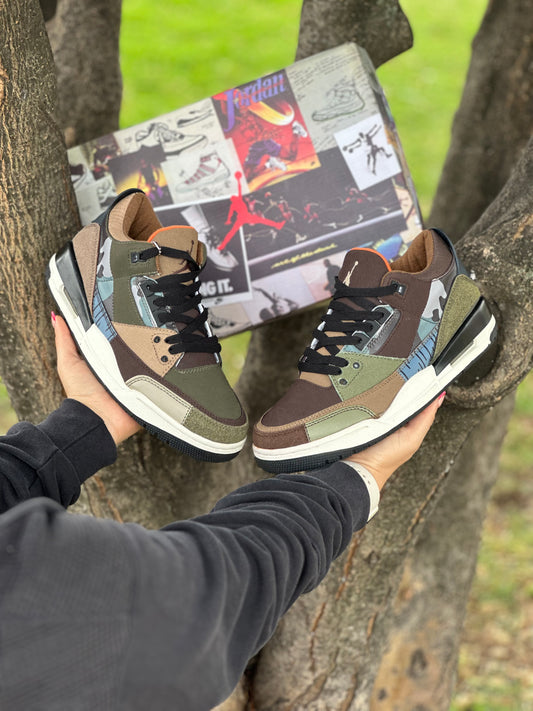 Nike Air Jordan Retro 3 Patchwork