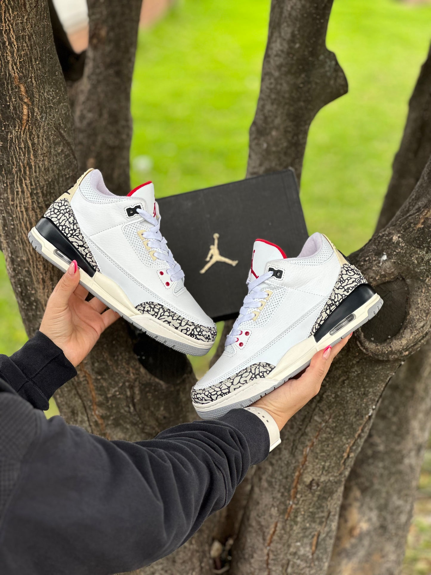 Air Jordan Retro 3 White Cement Reimagined
