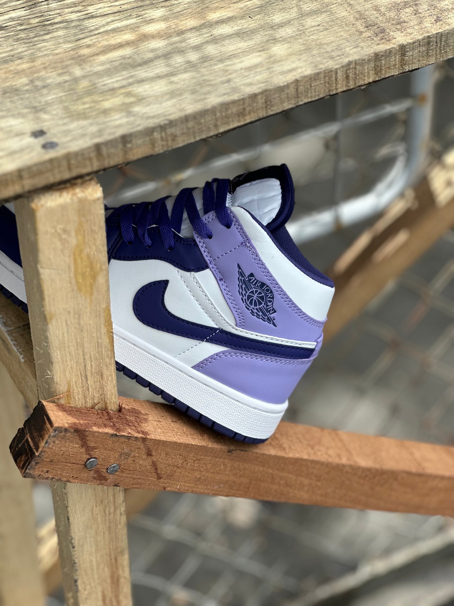 Air Jordan 1 Mid Sky J Purple