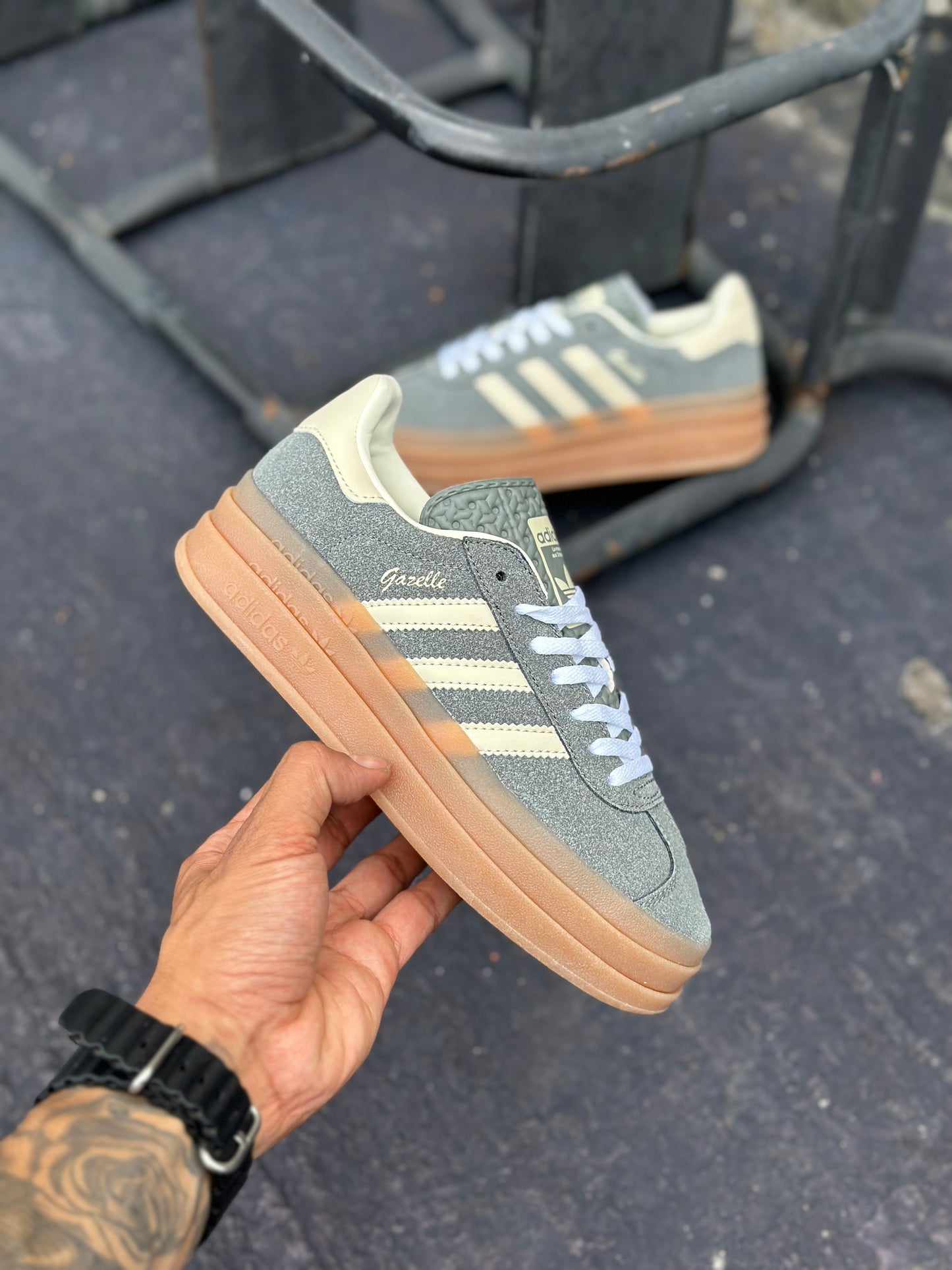 Adidas Gazelle Bold - Gris