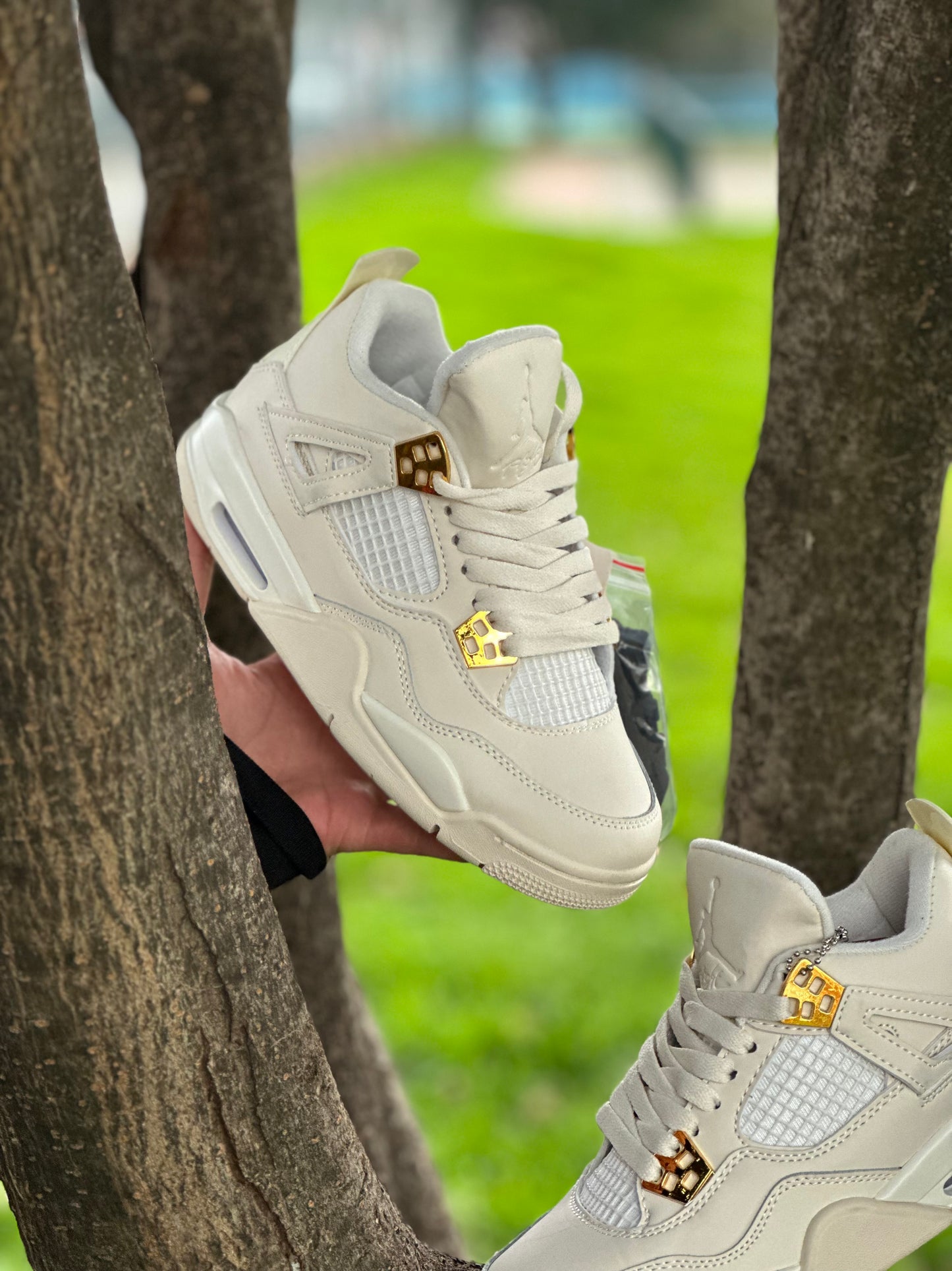 Air Jordan 4 Metallic Gold