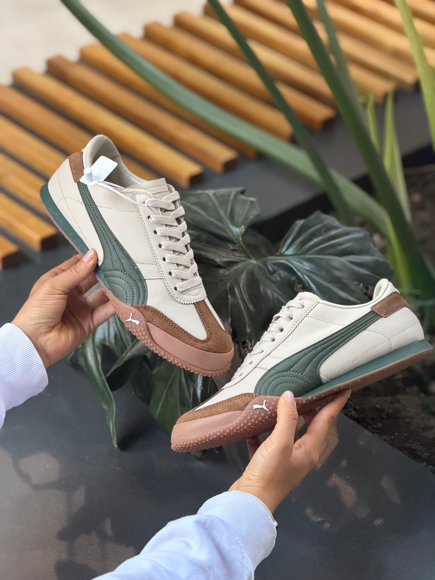 Puma Bella UT Beige Green