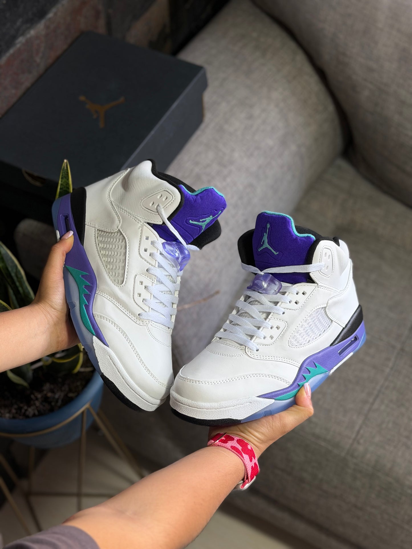 Air Jordan Retro 5 Grape | Broken Chains