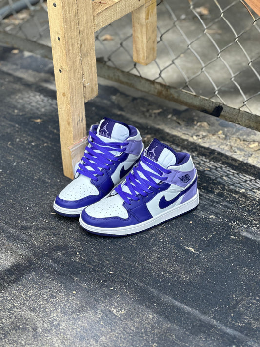 Air Jordan 1 Mid Sky J Purple